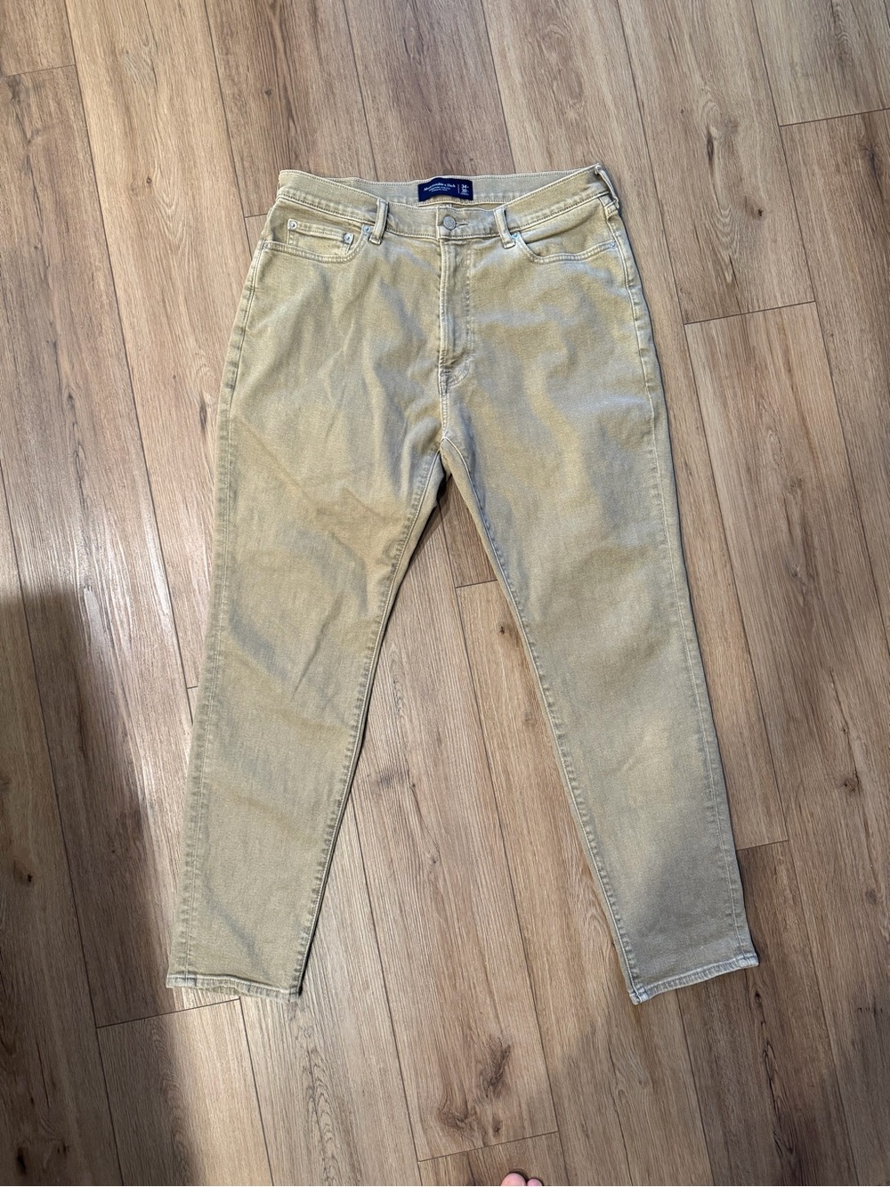 Abercrombie & Fitch Men's Tan Jeans 34x30